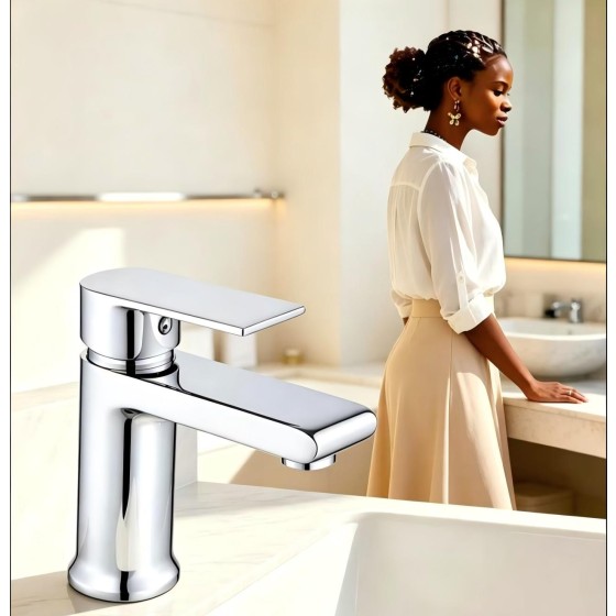 A85 chrome basin mixer,CHINA